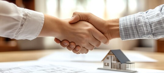 Handshake on a Real Estate Deal