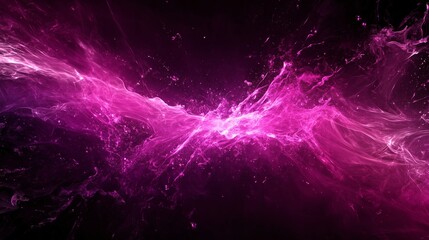 Wall Mural - abstract plasma wave in vibrant pink, representing energy, motion, or futuristic design