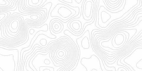 Wall Mural - Vector abstract Topography map crave white and black wave doodle line topo map diagram relief line grid topo mountain background. geometric Line topography map contour background.