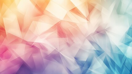 Leinwandbilder - Modern abstract pattern with random geometric shapes, room for copy in the soft, blurred areas.