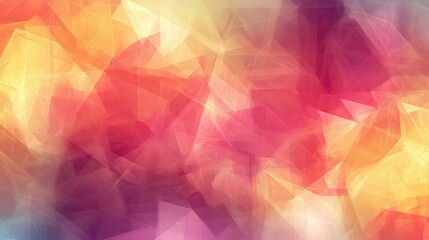 Leinwandbilder - Modern abstract pattern with random geometric shapes, room for copy in the soft, blurred areas.