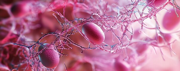 Poster - generational trauma woven into the very fabric of dna, with oocytes absorbing the burden, an emotion