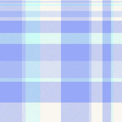 Customizable check vector background, fade textile plaid fabric. Easter texture pattern seamless tartan in blue and light colors.