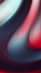 Aufkleber - Abstract seamless loop motion of colorful blurred curved stripes. Stock animation. Twisted gradient lines flowing slowly like bright paint stains.
