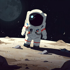 astronaut in space