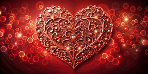 Wall Mural - valentine background