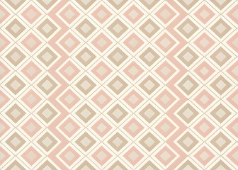 Poster - pastel diamond pattern: seamless geometric design