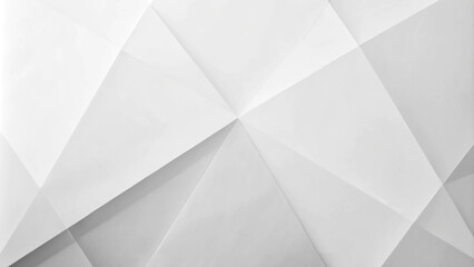 Poster - Abstract white low-poly relief pattern, 3d background. 3D design template. Geometric background with ice texture. 3d square background texture with low-poly triangular surface