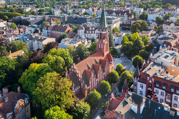 Wall Mural - Beautiful architecture of Sopot at Baltic sea, Poland.