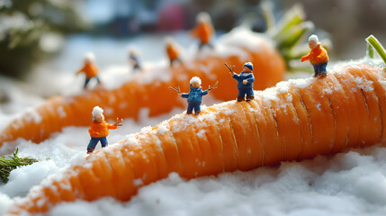 little people and big carrots