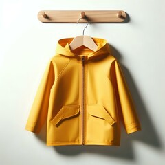 yellow raincoat