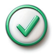 © Helen - A green approval icon, typically represented with a checkmark or tick, symbolizing confirmation, success, or a positive action.