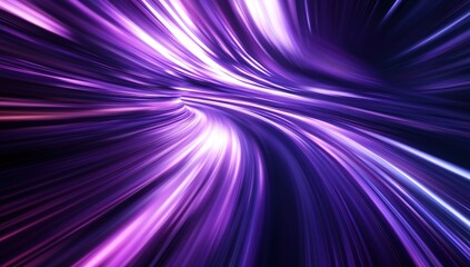 Wall Mural - dark purple abstract background with a blur effect, light rays and speed lines