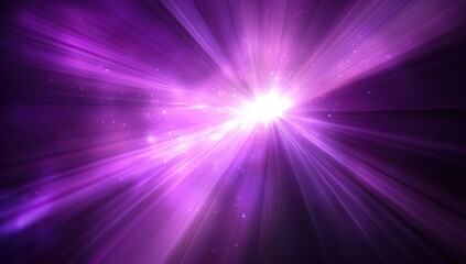 Wall Mural - dark purple abstract background with a blur effect, light rays and speed lines
