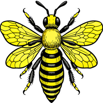 Bee SVG Cut File, Bumble Bee Svg, Honey Bee SvHoney bee logo design template with vector illustrationg, Honeycomb, Honey Drip Svg, Bee Clipart, 