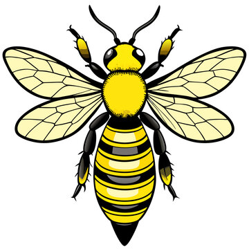 Bee SVG Cut File, Bumble Bee Svg, Honey Bee SvHoney bee logo design template with vector illustrationg, Honeycomb, Honey Drip Svg, Bee Clipart, 