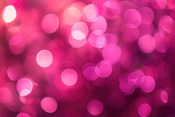Poster - Vibrant abstract backdrop featuring pink bokeh Playful abstract design