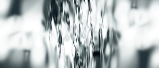 Poster - Abstract blurred background featuring white gray tones and reflective surfaces suitable for book design wallpaper or computer screen backgrounds