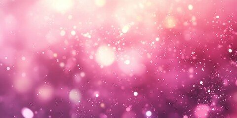 Poster - Fantasy abstract pink background with a gentle blur and bokeh lighting effect