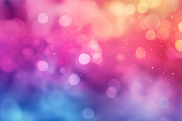 Poster - Softly blurred gradient background with vibrant colors