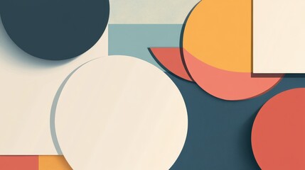 Poster - Minimalistic geometric background or straightforward 2D designs