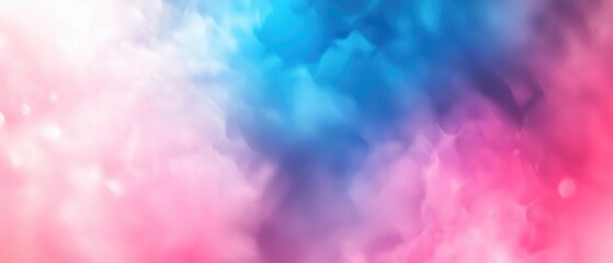Poster - Abstract blurred background featuring shades of pink and blue suitable for design purposes and web banners