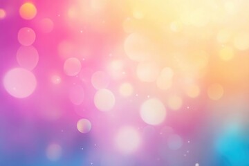 Poster - Softly blurred gradient background with vibrant colors