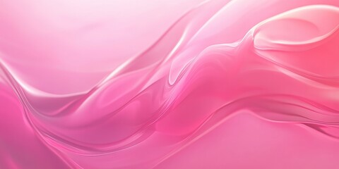 Poster - Fantasy abstract pink background featuring a smooth gradient design