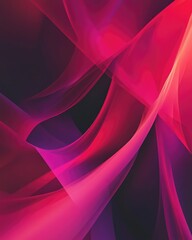 Poster - Vibrant abstract background art featuring shades of dark red bright pink and neon fuchsia Ideal for posters banners wallpapers or textures with a geometric shape design