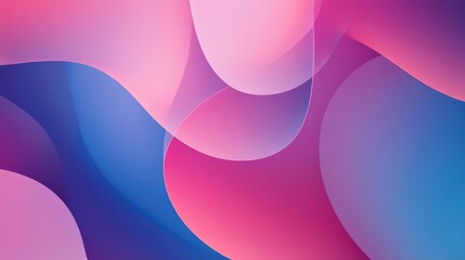 Poster - Gradient background design featuring a combination of pink and blue hues