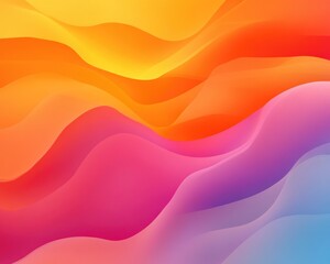 Wall Mural - Vibrant colorful gradient background suitable for cover templates