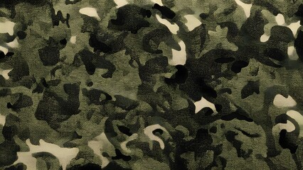 Wall Mural - camouflage hunting style dark green background