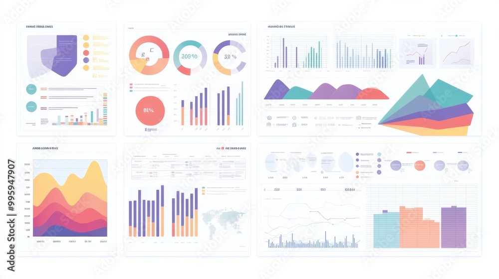 These are modern charts designed to help you visualize data. They're ...