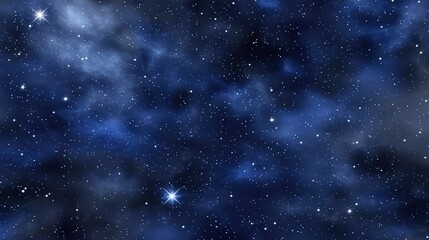 Wall Mural - White_stars_night_sky_Space_background