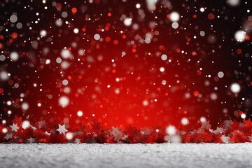 Wall Mural - christmas background with snowflakes