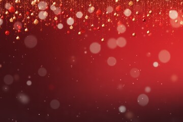 Wall Mural - red christmas background