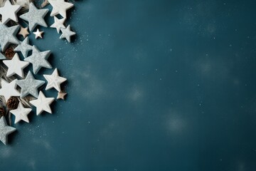 Wall Mural - stars on black