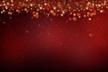 Wall Mural - red christmas background
