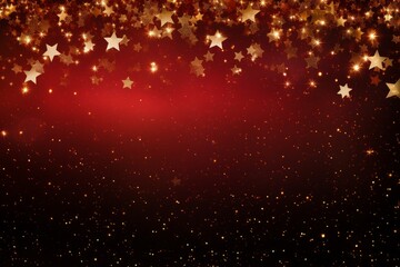 Wall Mural - red christmas background