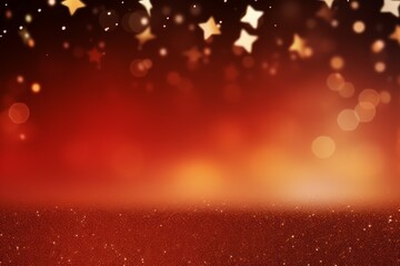 Wall Mural - red christmas background