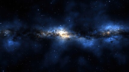 a dark blue sky with a large star in the middle