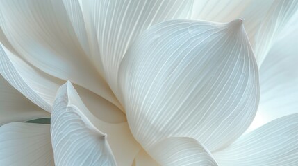 Poster - A close up of a white flower with a very thin stem