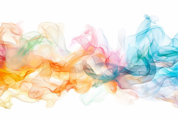 Poster - This captivating design features an array of soft pastel colors gracefully flowing and blending into one another, creating a tranquil and harmonious backdrop perfect for various settings