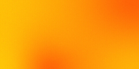 Poster - orange and yellow template empty space color gradient rough abstract background. Orange grainy background, abstract blurred color gradient noise texture banner poster backdrop modern illustration	
