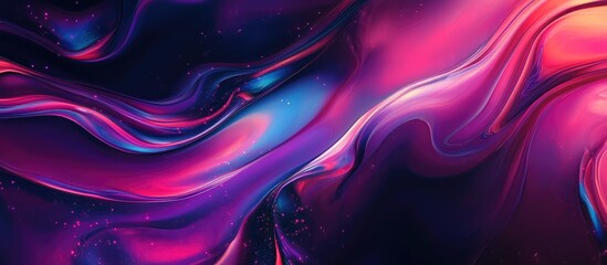 Wall Mural - Surreal background wallpaper featuring fluid gradients with a blend of dark and vibrant colors