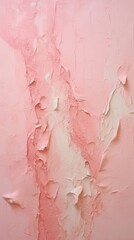 Wall Mural - Pink pastel plaster paint wall.