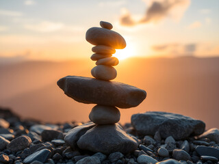 stones on the beach