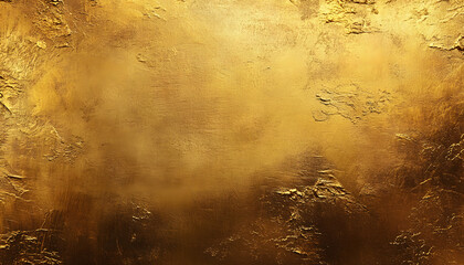 Sticker - gold background textured golden stucco background with scratches