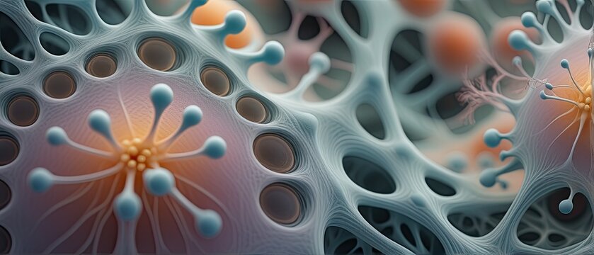 Abstract 3D Organic Structure