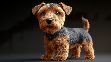 Wall Mural - Adorable Yorkshire Terrier Puppy Portrait